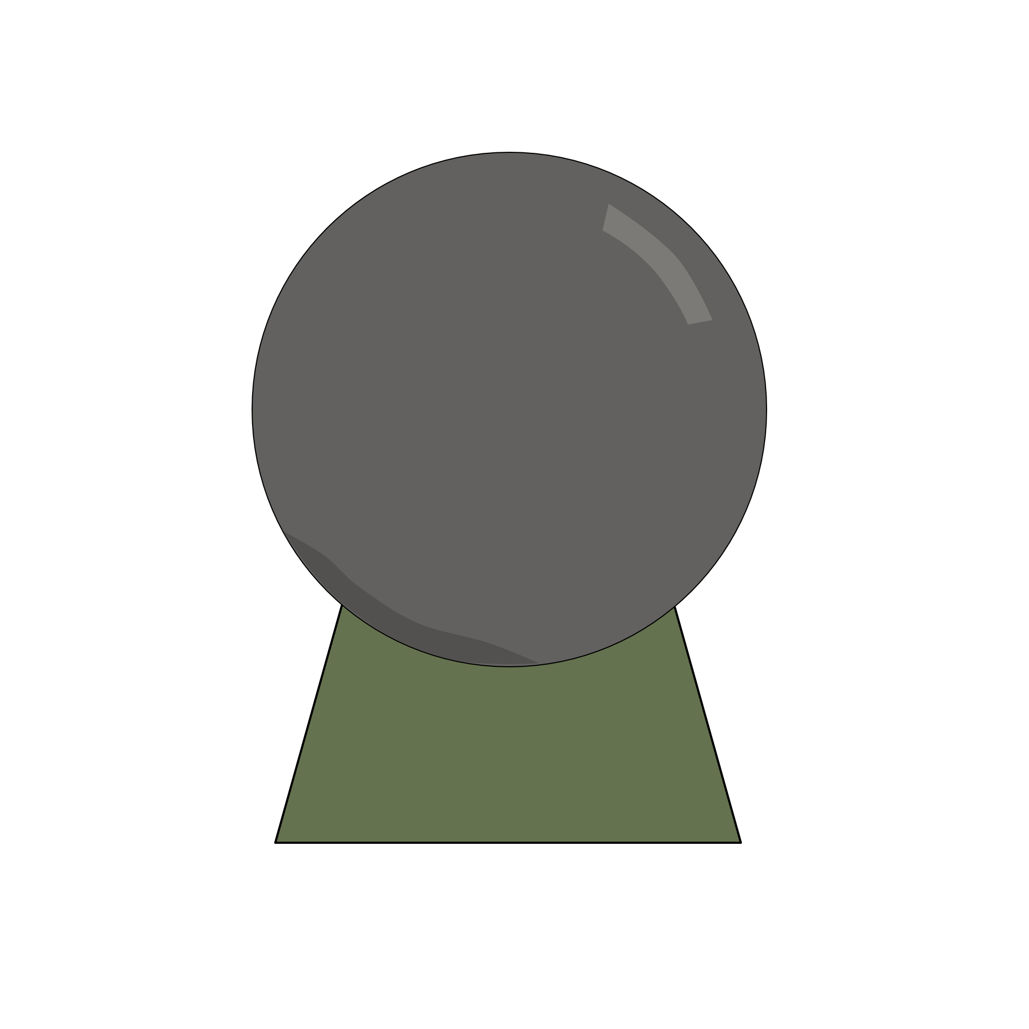 pinball as crystal ball acting as home button